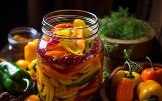 What are some tasty recipes for pickling sweet peppers?