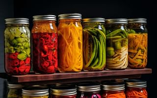 What are some unique methods for pickling peppers?